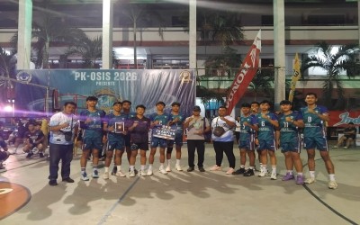 Tim Voli Putra SMAN 2 Manado Cetak Sejarah, Raih Juara 1 Smansa Cup 2026